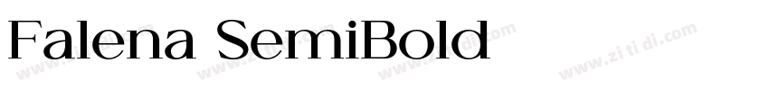Falena SemiBold字体转换